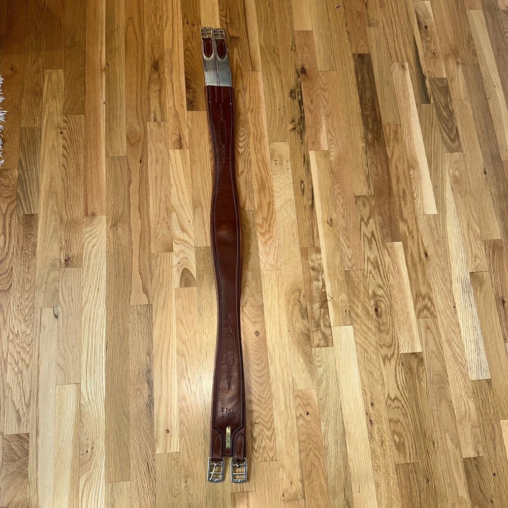 Custom Made  Lighter‎ Brown Padded Hunter English Girth - 48"